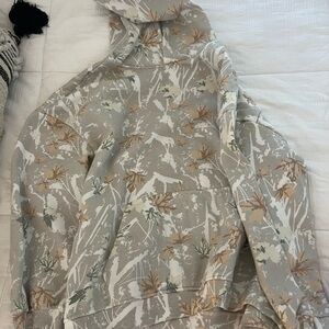 Camouflage Print Hoodie
